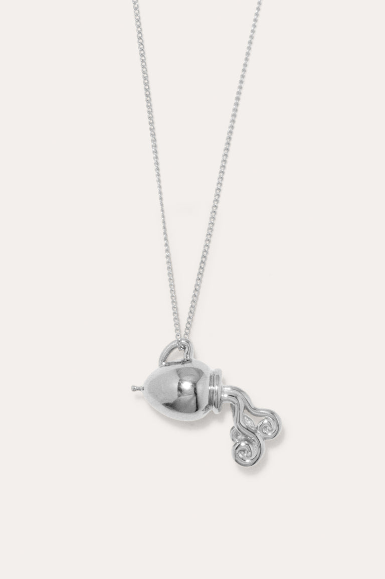 Pendentif Zodiaque Verseau Classicworks™ - Plaqué Platine