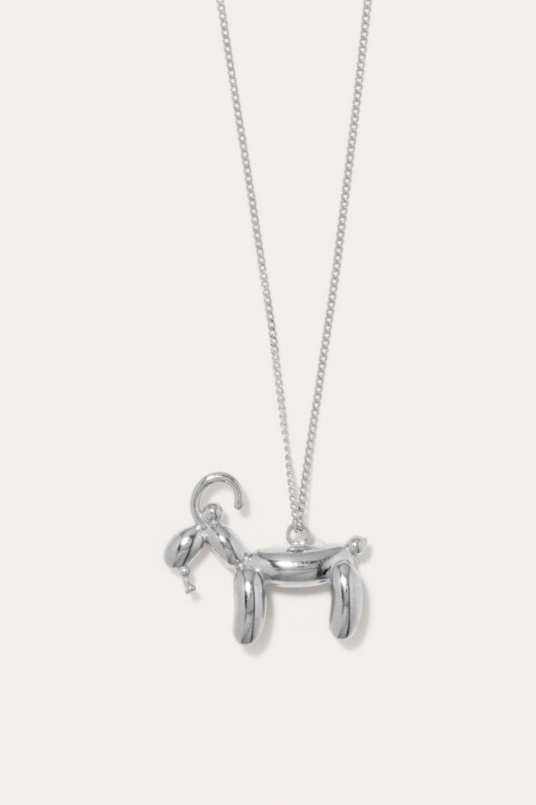Pendentif plaqué platine Classicworks™ Ballon signe du zodiaque Capricorne
