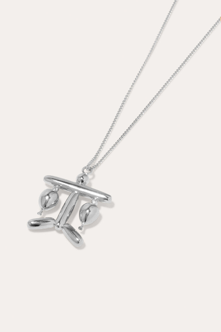 Ballon Zodiac Balance Classicworks™ - Pendentif plaqué platine