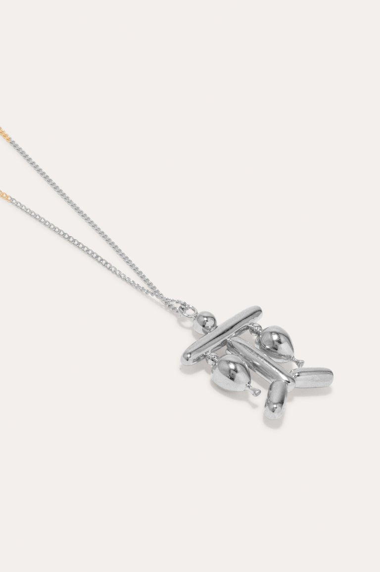 Ballon Zodiac Balance Classicworks™ - Pendentif plaqué platine