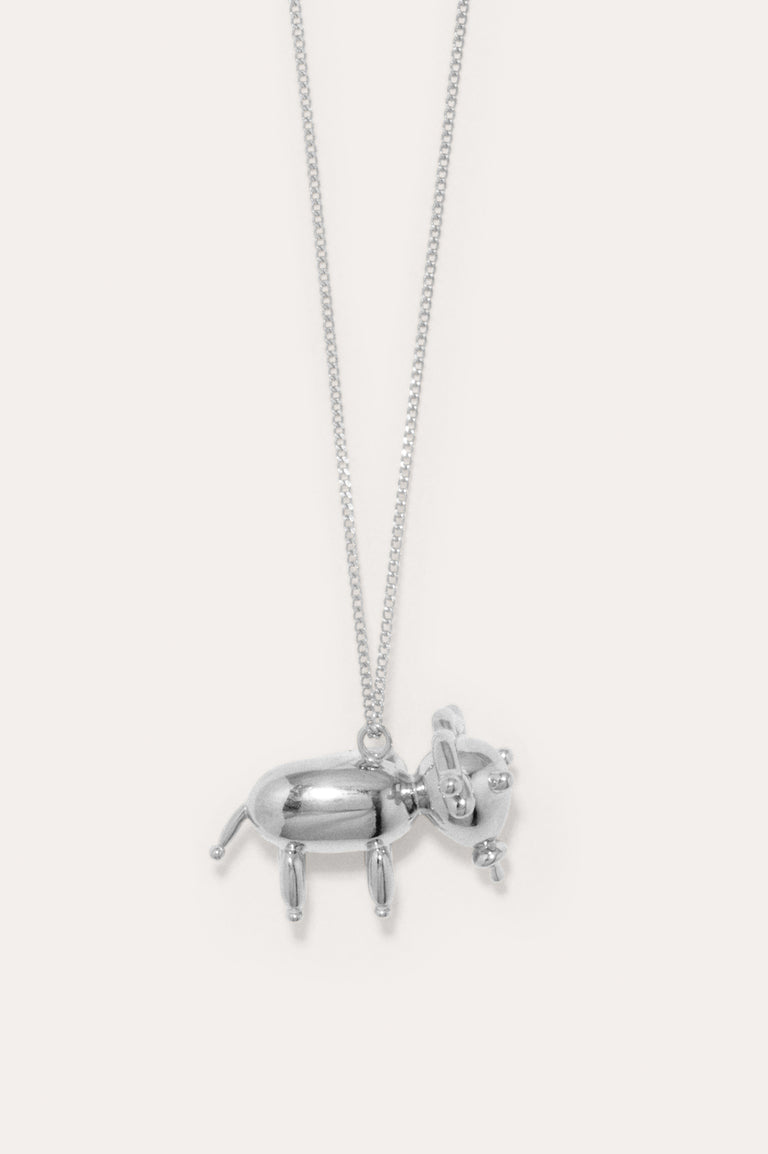 Pendentif plaqué platine - Ballon zodiaque Classicworks™ Taureau