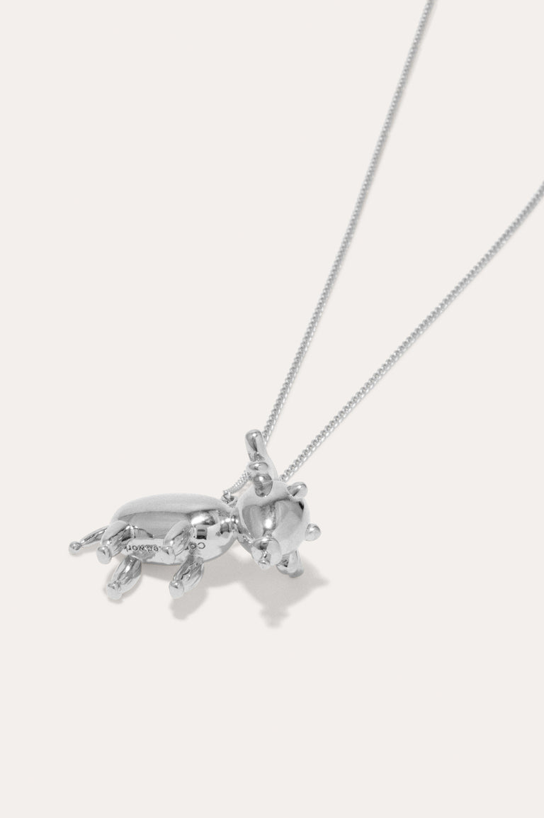 Pendentif plaqué platine - Ballon zodiaque Classicworks™ Taureau