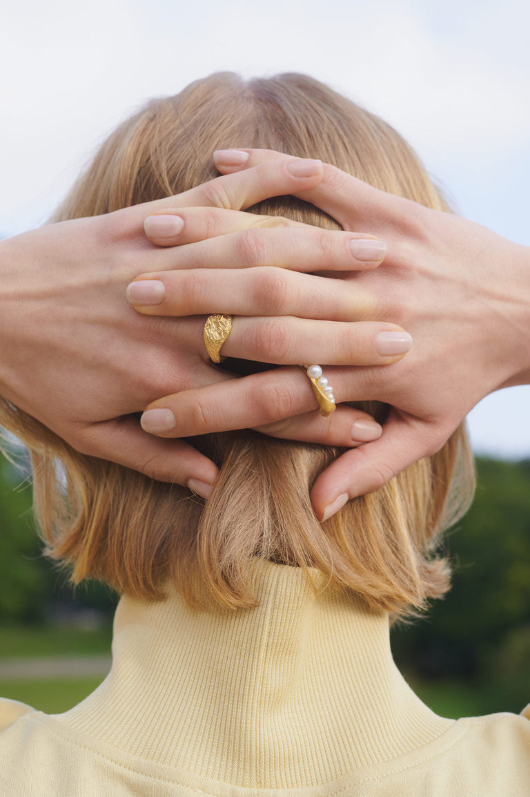 Foil - Bague en Vermeil d'Or Recyclé