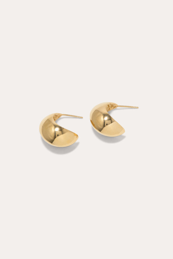 Curve - Boucles d'oreilles en vermeil recyclé