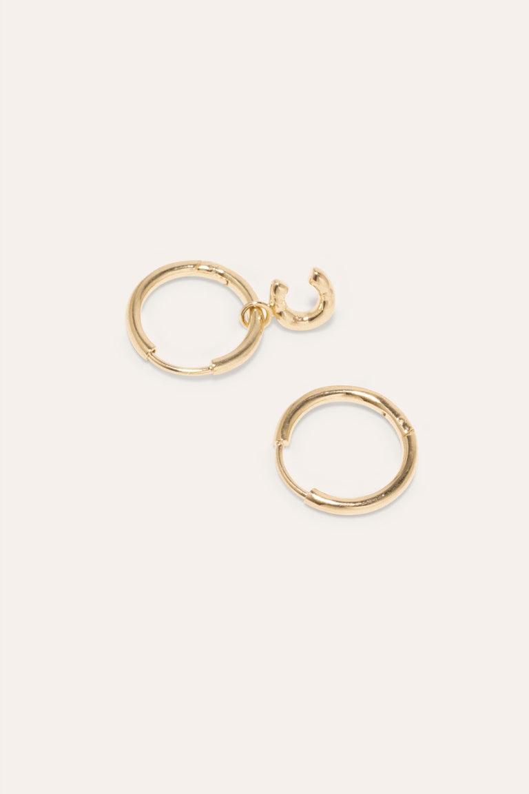 Classicworks™ C - Recycled Gold Vermeil Earrings