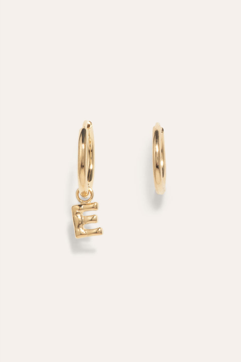 Classicworks™ E - Recycled Gold Vermeil Earrings