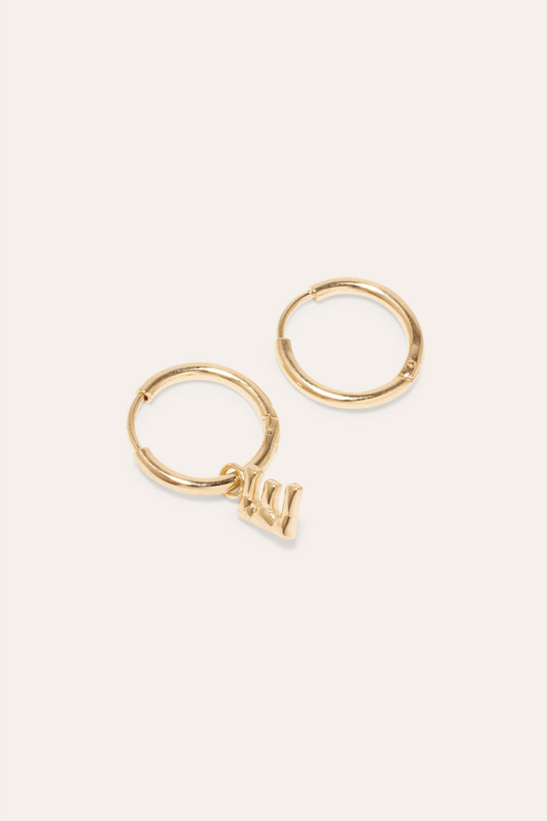 Classicworks™ E - Recycled Gold Vermeil Earrings