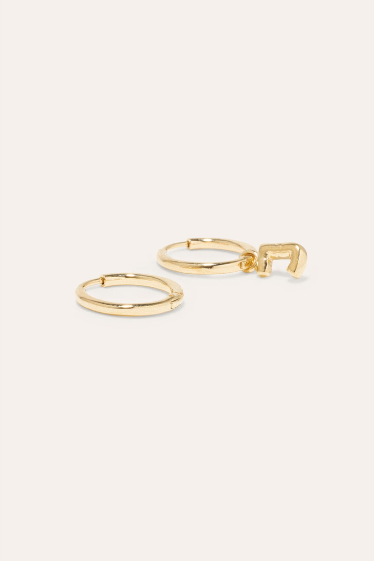 Classicworks™ J - Recycled Gold Vermeil Earrings