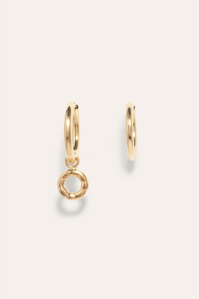 Classicworks™ O - Boucles d'oreilles en Vermeil d'Or Recyclé