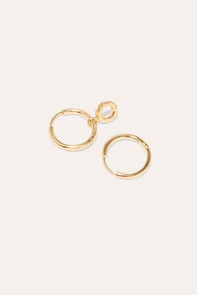 Classicworks™ O - Boucles d'oreilles en Vermeil d'Or Recyclé