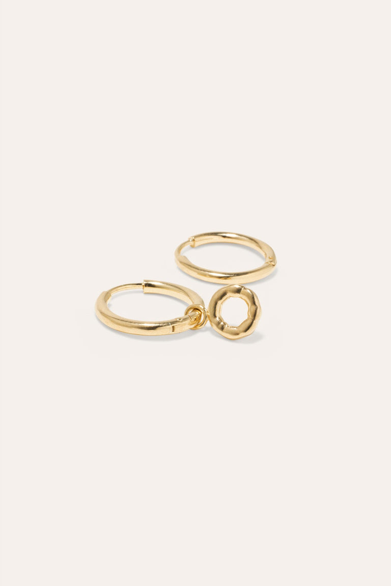 Classicworks™ O - Boucles d'oreilles en Vermeil d'Or Recyclé