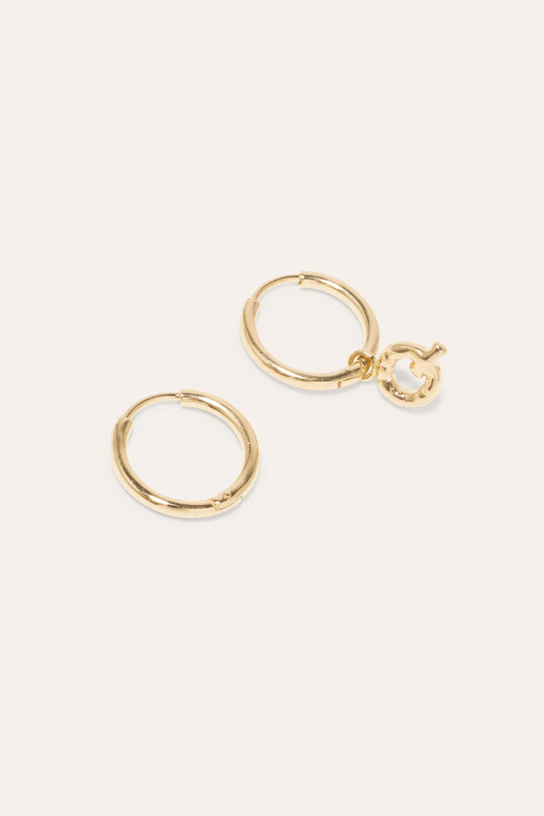 Classicworks™ Q - Gold Vermeil Earrings