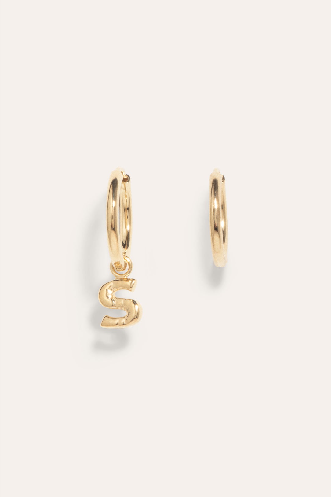 14k Gold Initial Earrings – KEILA