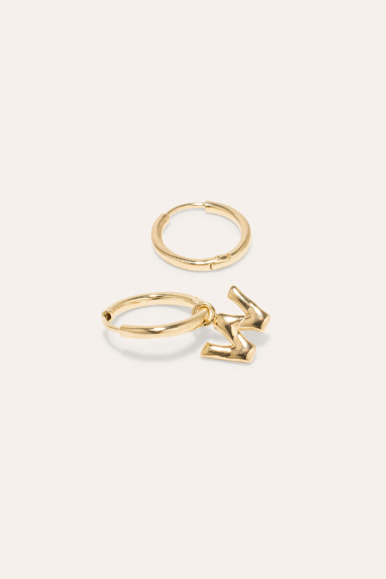 Boucles d'oreilles Classicworks™ W - Vermeil en or recyclé