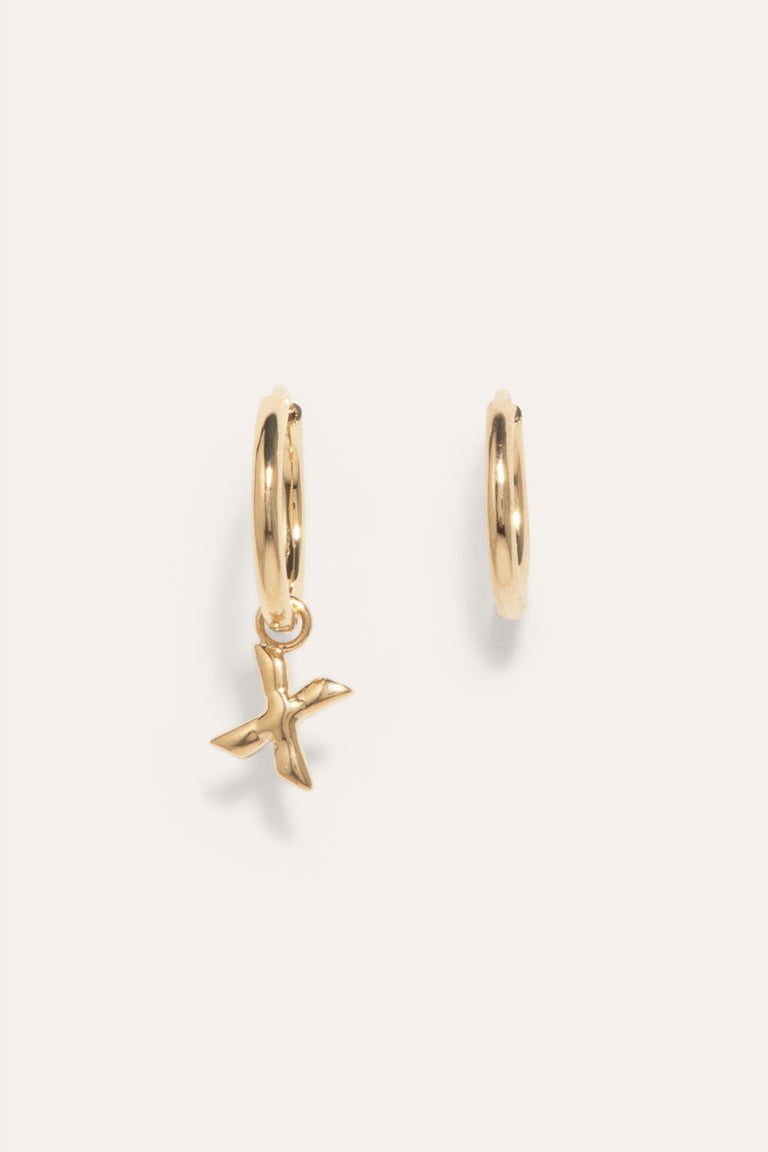 Boucles d'oreilles Classicworks™ X en vermeil recyclé