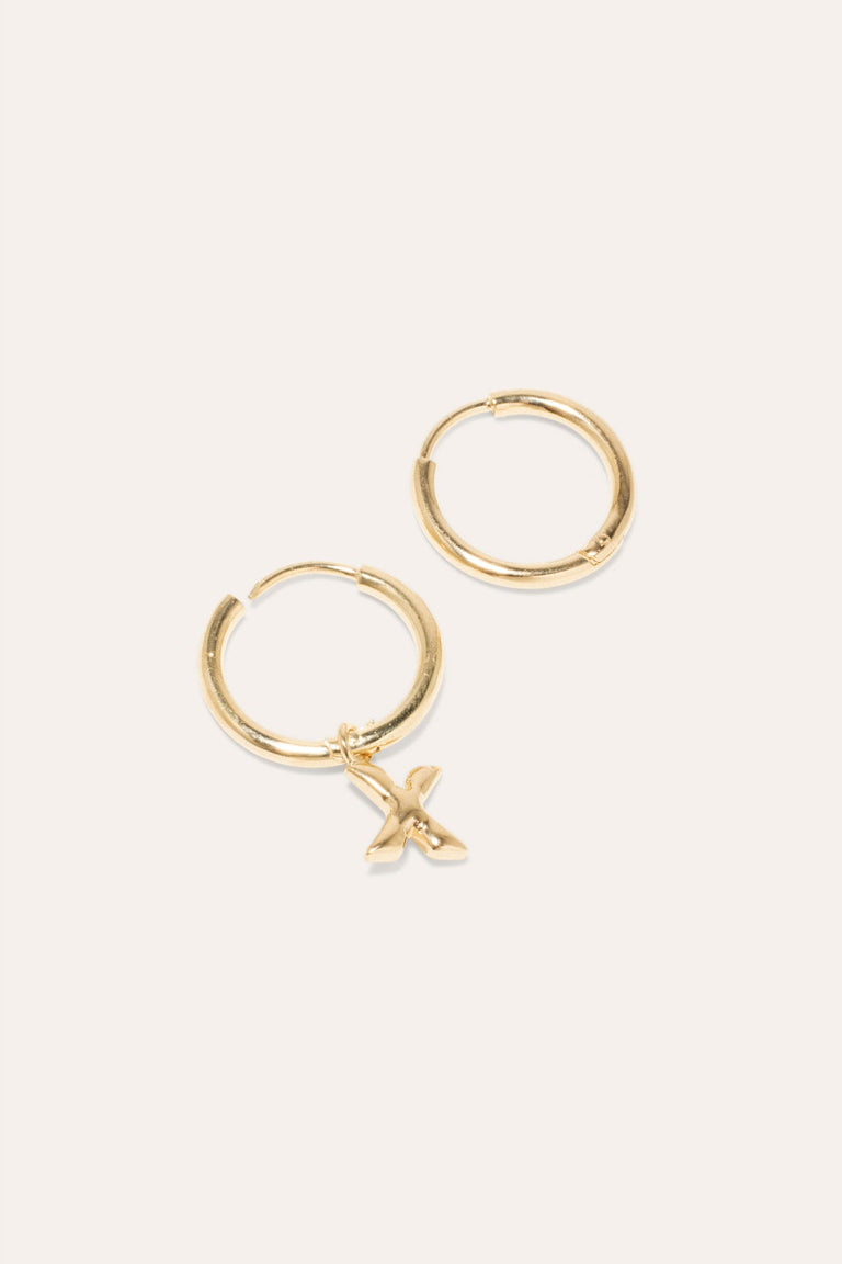 Boucles d'oreilles Classicworks™ X en vermeil recyclé