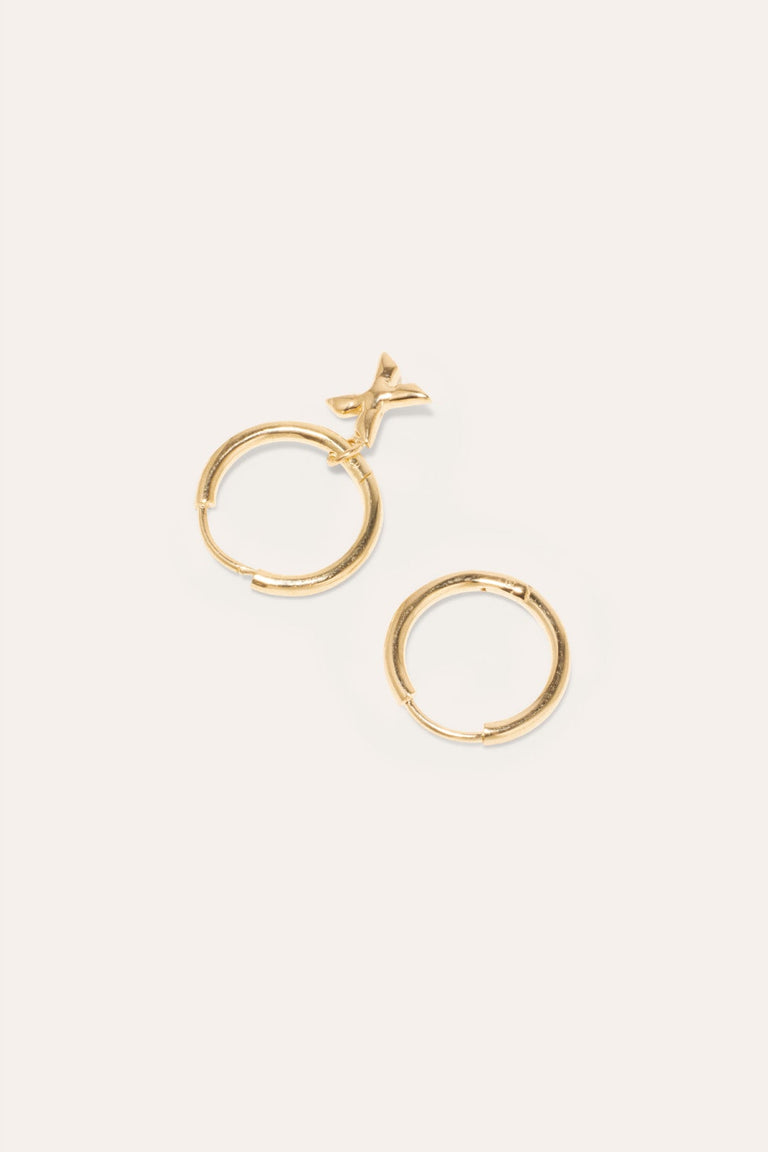 Boucles d'oreilles Classicworks™ X en vermeil recyclé