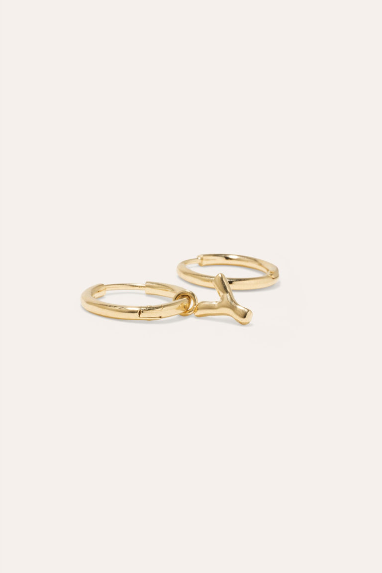 Classicworks™ Y - Recycled Gold Vermeil Earrings