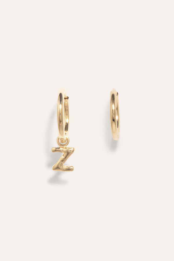 Boucles d'oreilles Classicworks™ Z - Vermeil en or recyclé