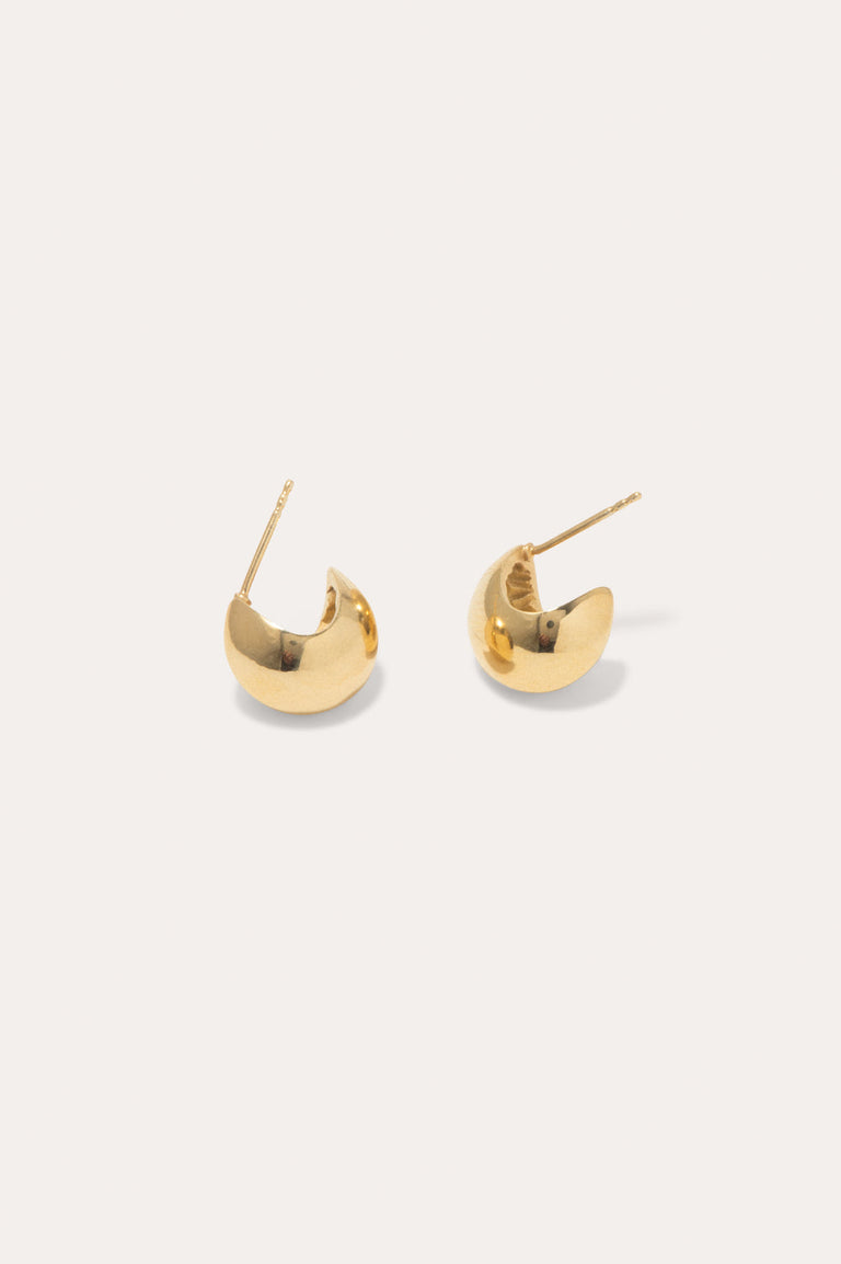 The Curve (Essentiels n° 004) - Boucles d'oreilles en Vermeil d'or recyclé