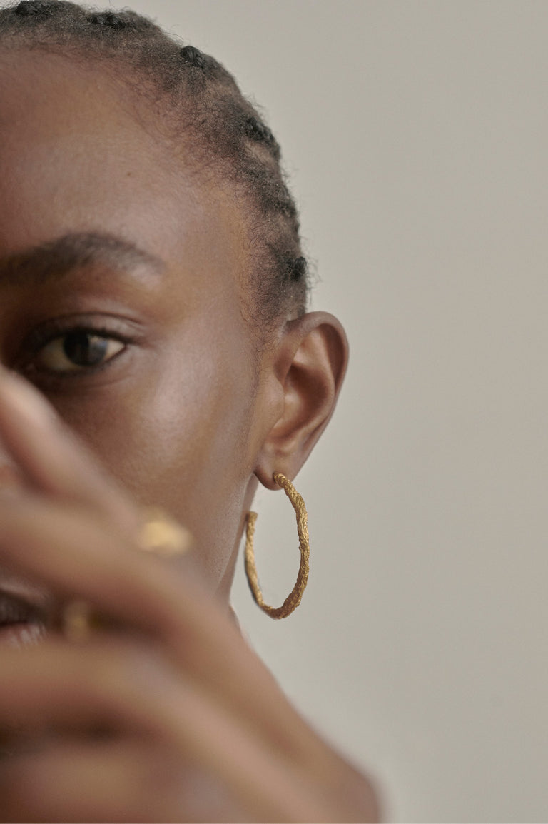 Foil - Recycled Gold Vermeil Earrings