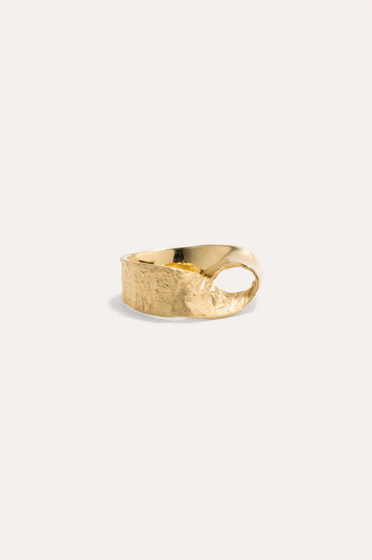 Ribbon II - Gold Vermeil Ring