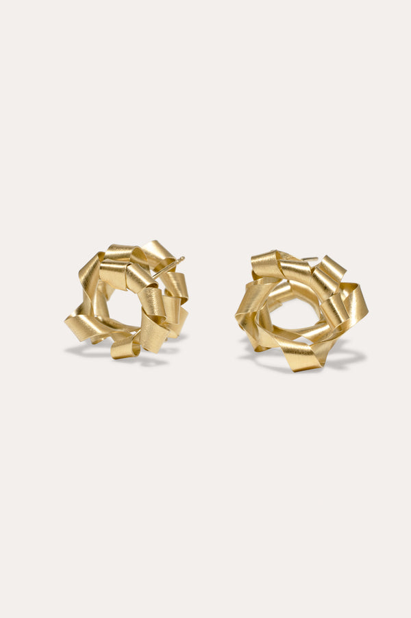 Paillettes - Boucles d'oreilles en vermeil