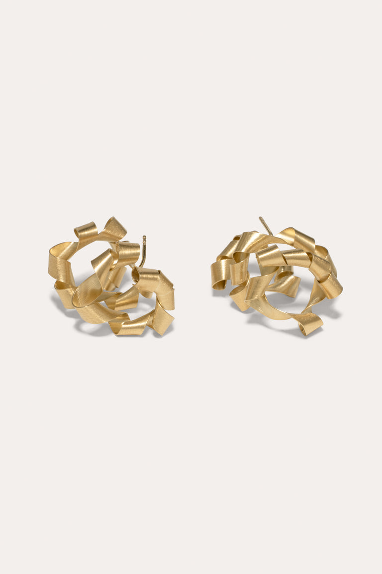Shreddings - Gold Vermeil Earrings