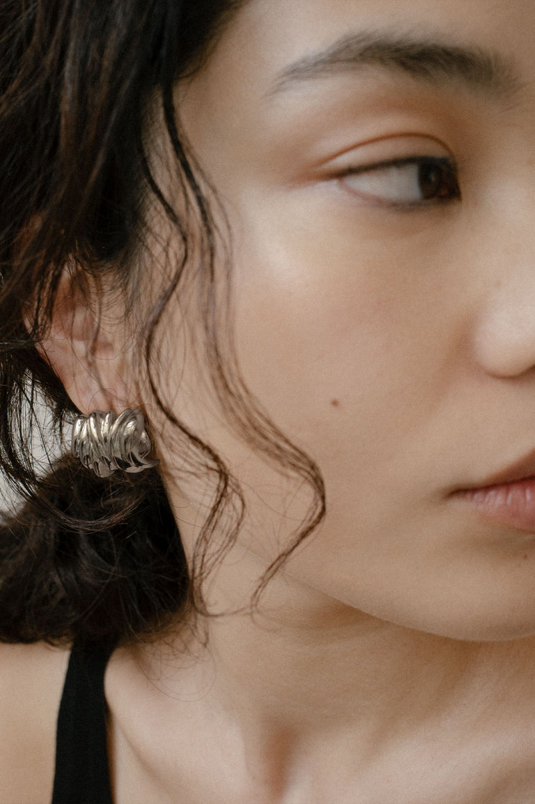 Wings - Platinum Plated Earrings