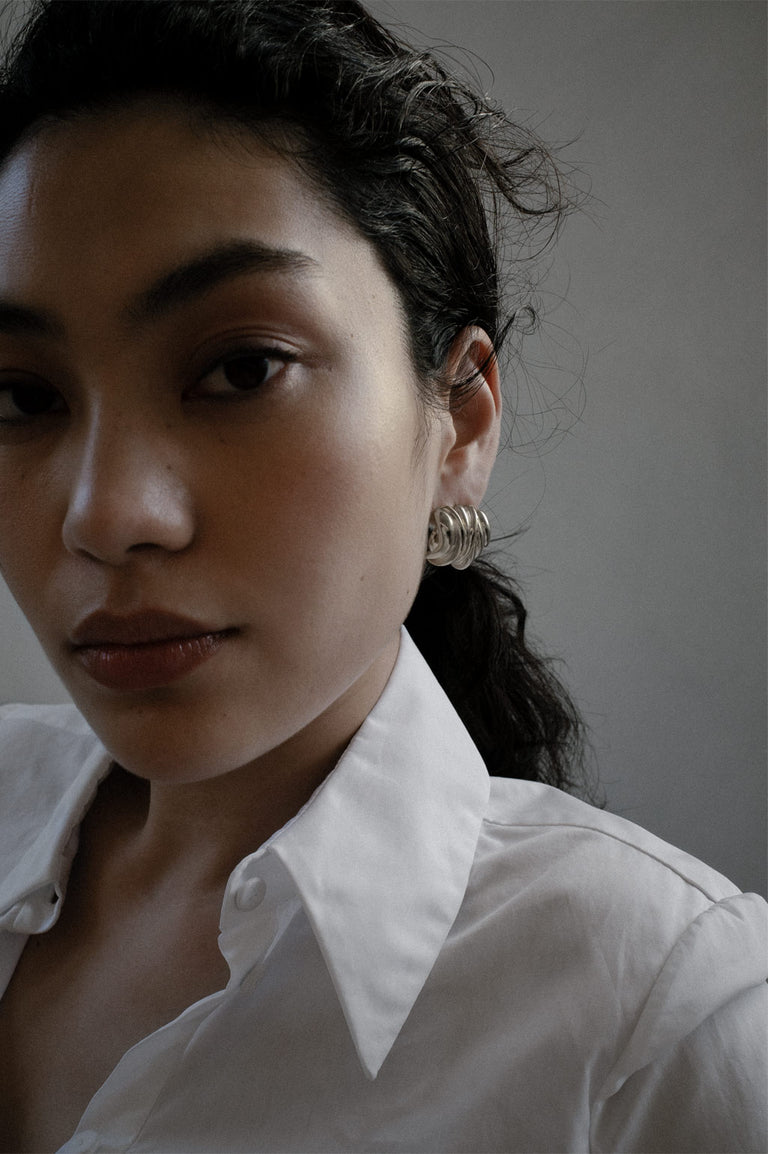 Wings - Platinum Plated Earrings