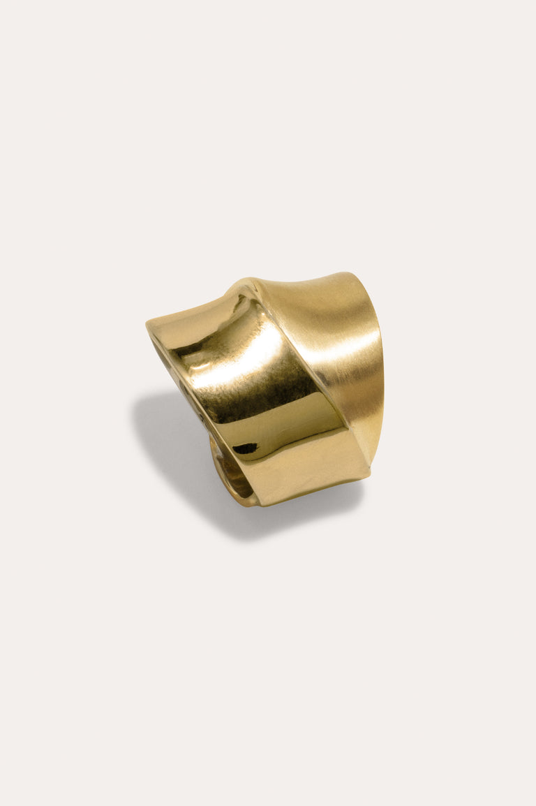 Ribbon - Gold Vermeil Ring