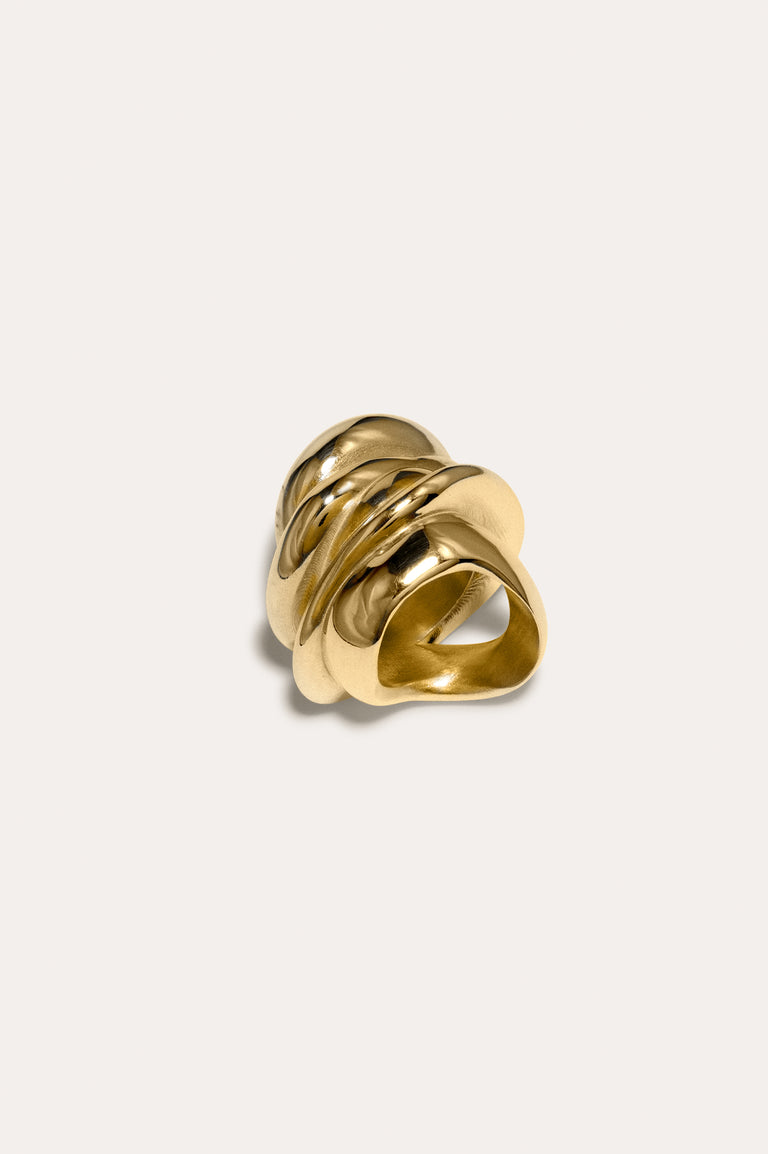 Off‐World - Bague plaquée or