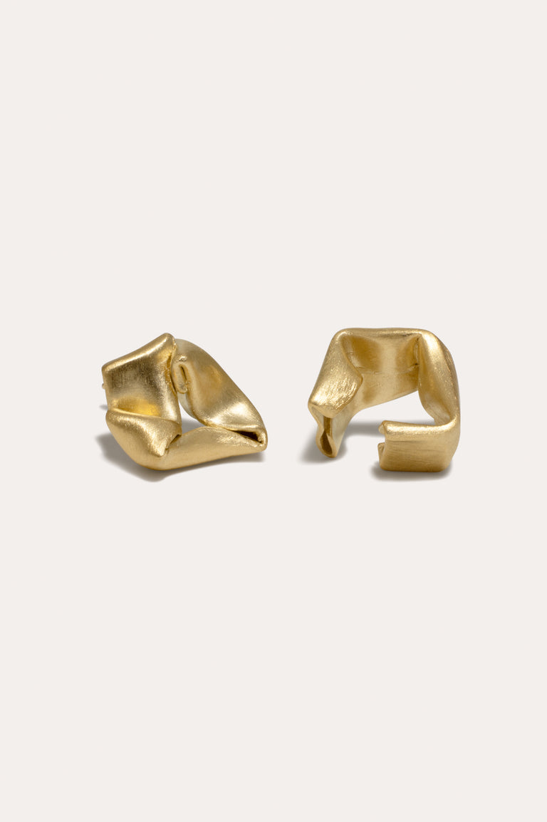 Tout le monde veut diriger le monde - Boucles d'oreilles en vermeil