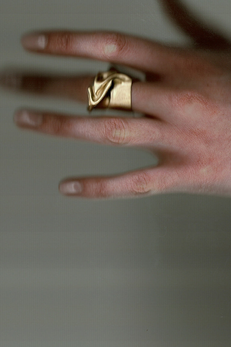 Unruffled - Recycled Gold Vermeil Ring
