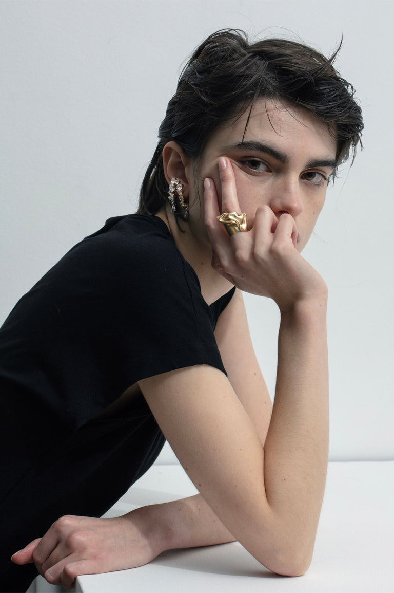 Unruffled - Recycled Gold Vermeil Ring