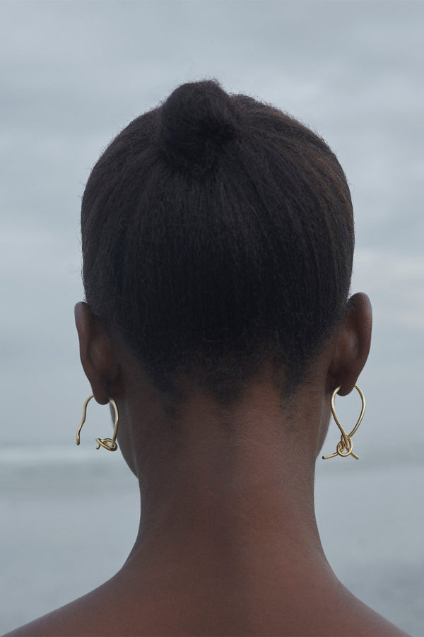 La liberté d'imaginer - Boucles d'oreilles en vermeil recyclé