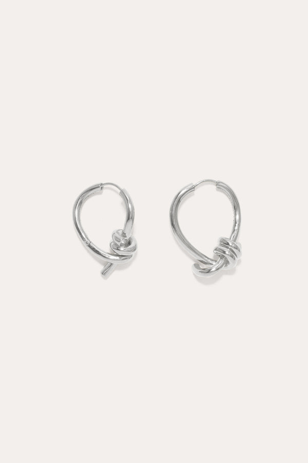 La liberté d'imaginer II - Boucles d'oreilles en argent recyclé