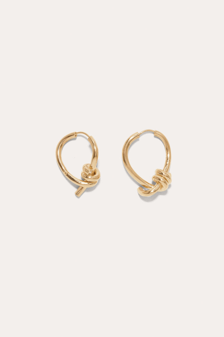 The Freedom to Imagine II - Recycled Gold Vermeil Earrings