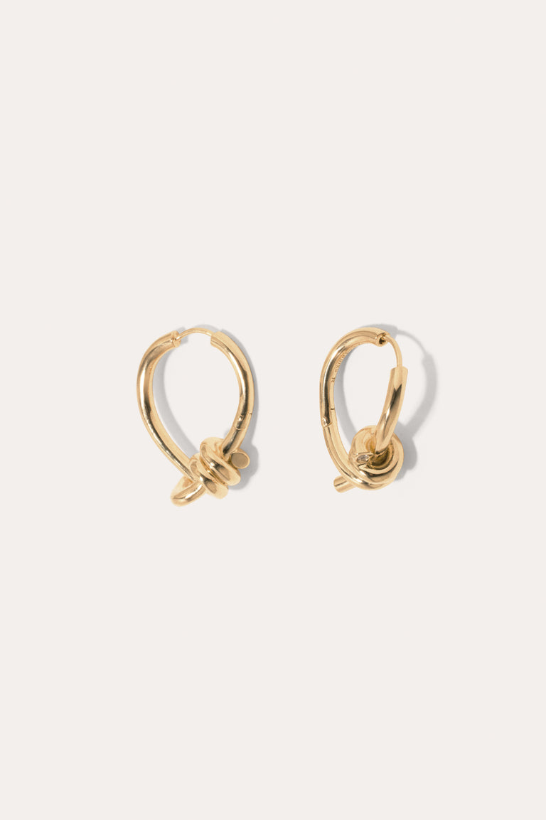 The Freedom to Imagine II - Recycled Gold Vermeil Earrings