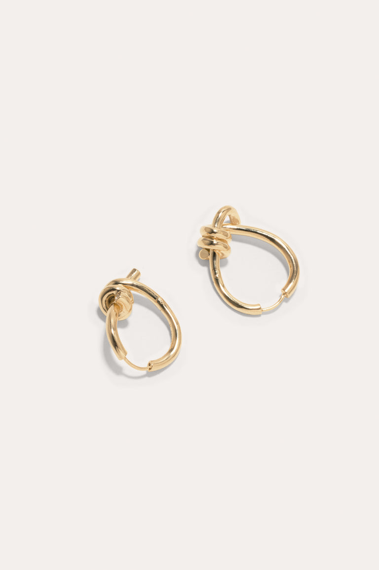 The Freedom to Imagine II - Recycled Gold Vermeil Earrings