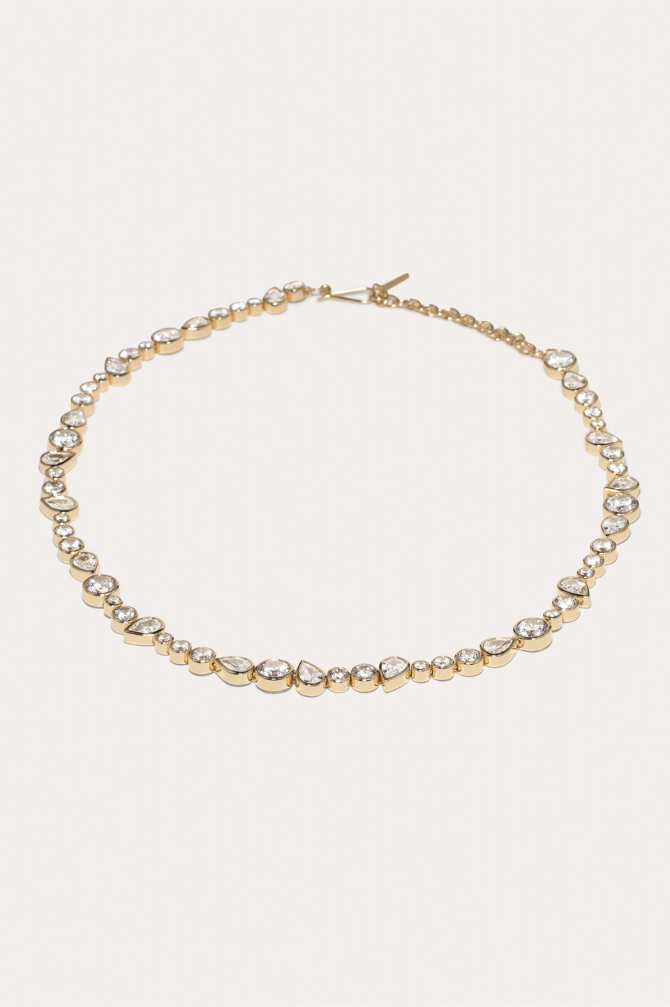 A Few Good Anti‐Heroes - Zirconia and Recycled Gold Vermeil Necklace