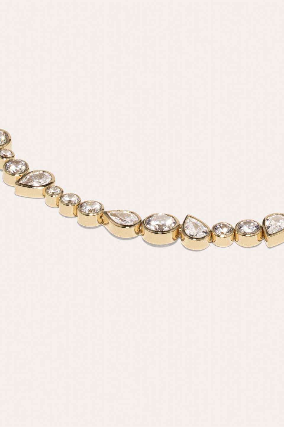 A Few Good Anti‐Heroes - Zirconia and Recycled Gold Vermeil Necklace