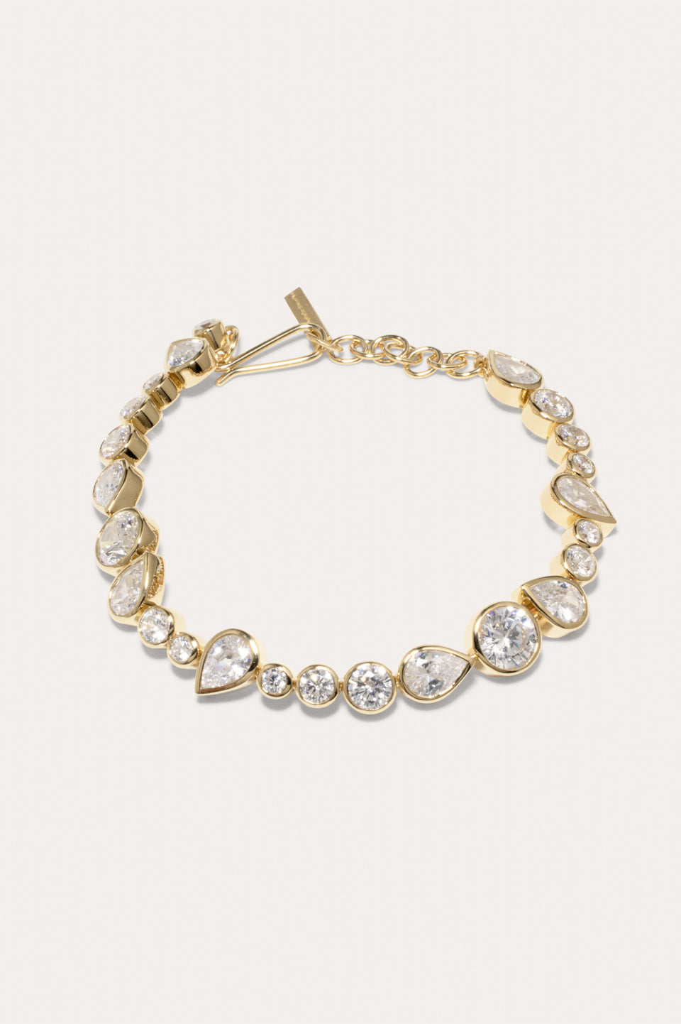 A Few Good Anti‐Heroes - Cubic Zirconia and Gold Vermeil Bracelet