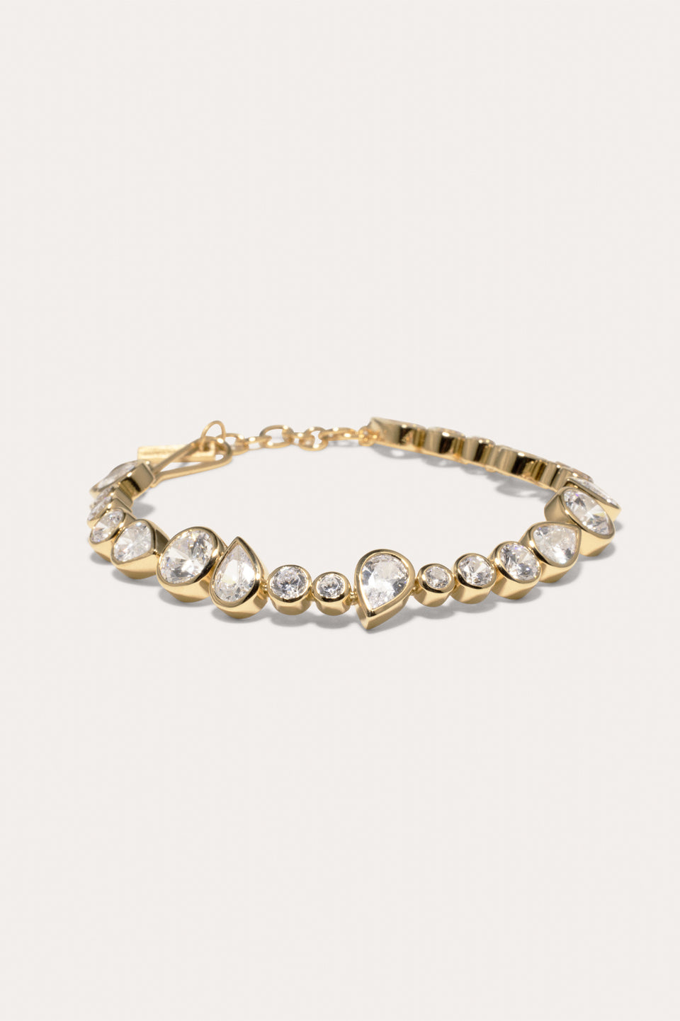 A Few Good Anti‐Heroes - Cubic Zirconia and Gold Vermeil Bracelet
