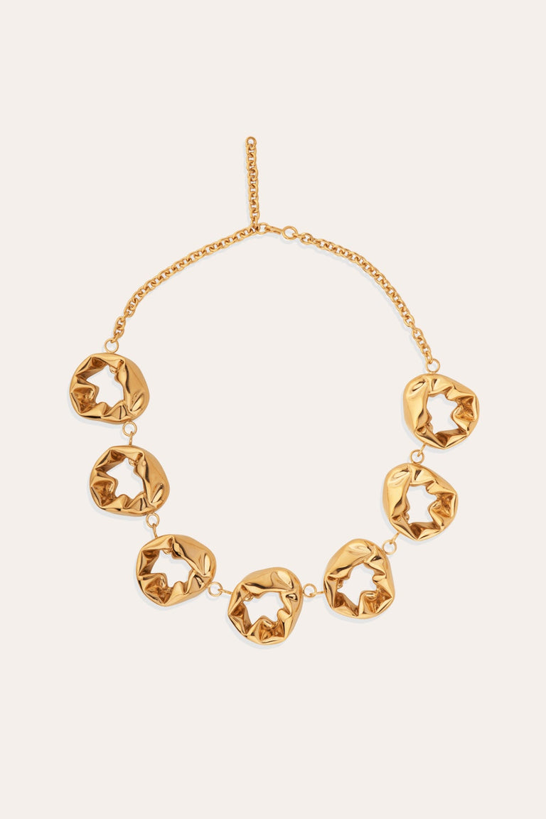 Scrunch - Gold Plated Necklace